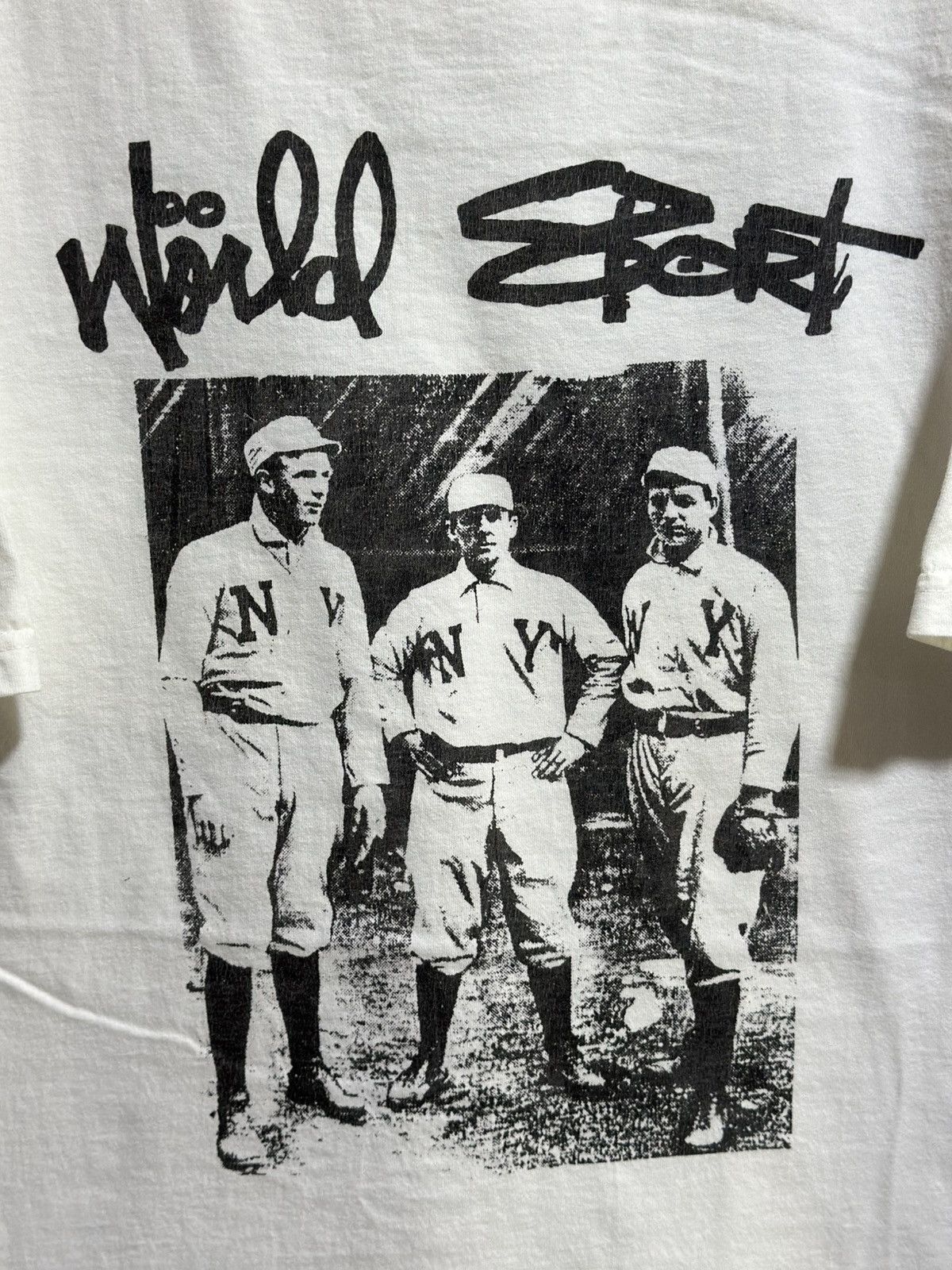 MLB × New York Yankees × Vintage Vintage World Sport : Iron Man Joe McGinnity Pocket Tee Size US M / EU 48-50 / 2 - 7 Thumbnail