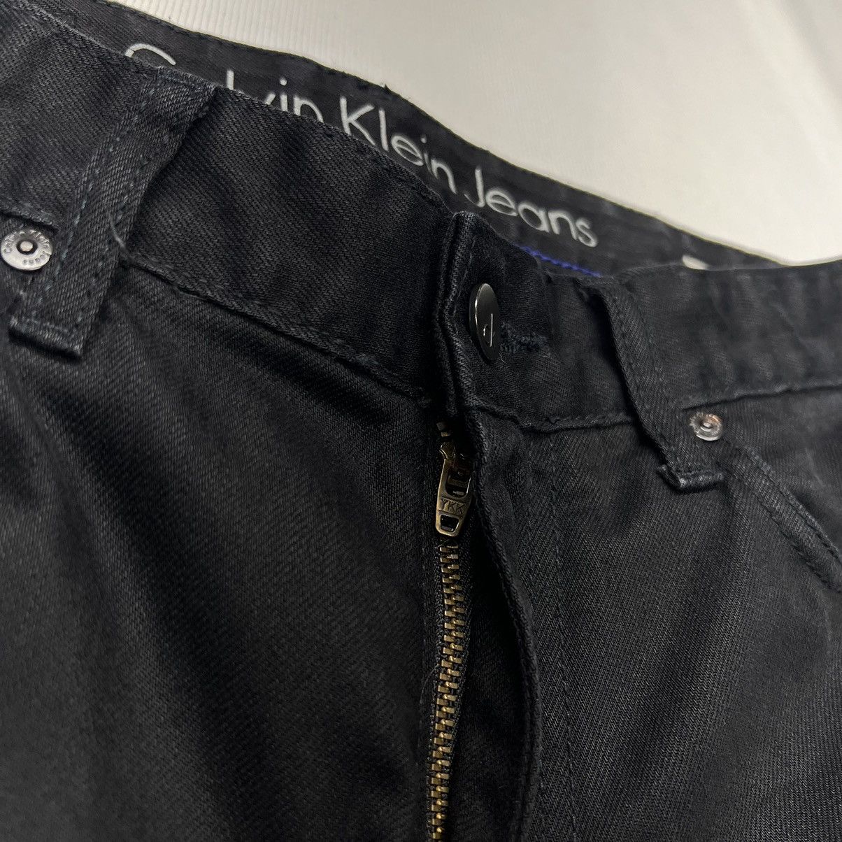 Calvin Klein Calvin Klein Jeans Black Slim Fit Regular Denim Pants Dark Size US 30 / EU 46 - 7 Thumbnail