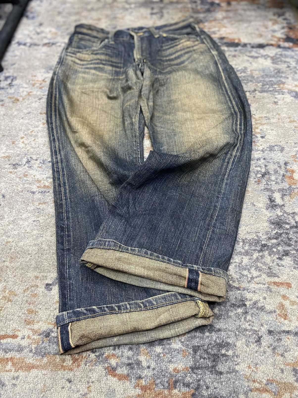 Edwin × If Six Was Nine vintage edwin selvedge 505z mudwash jeans pant Size US 29 - 5 Thumbnail