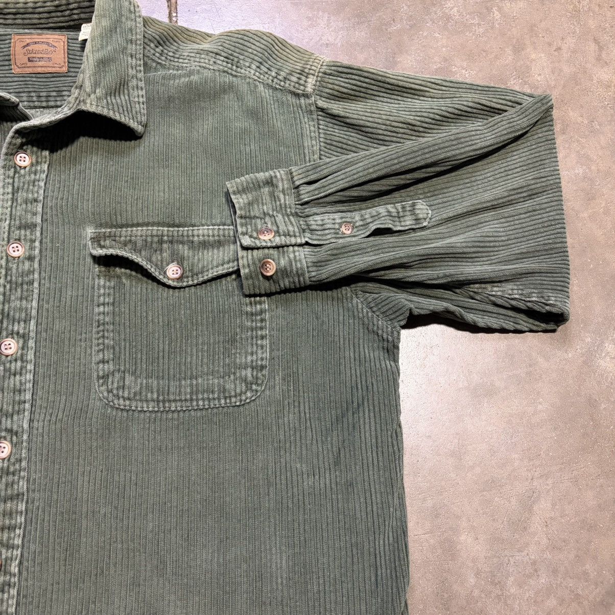 St. Johns Bay Vintage St Johns Bay Corduroy Button Up Shirt Heavyweight Size US XL / EU 56 / 4 - 8 Thumbnail