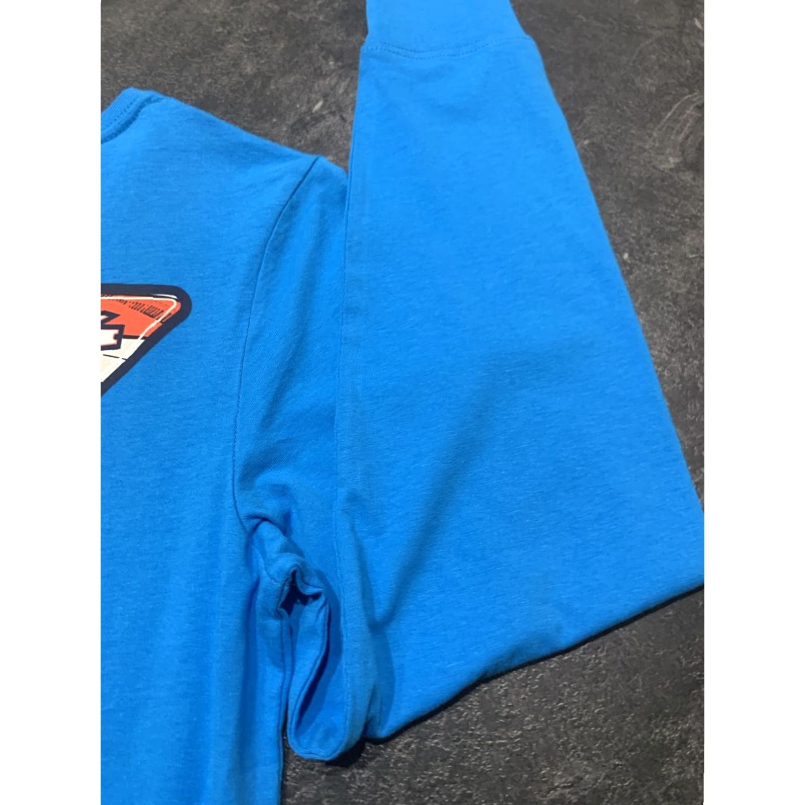 Triangl Columbia Fishing T-Shirt Mens Small Blue Short Sleeve Crew Logo Size US S / EU 44-46 / 1 - 2 Thumbnail