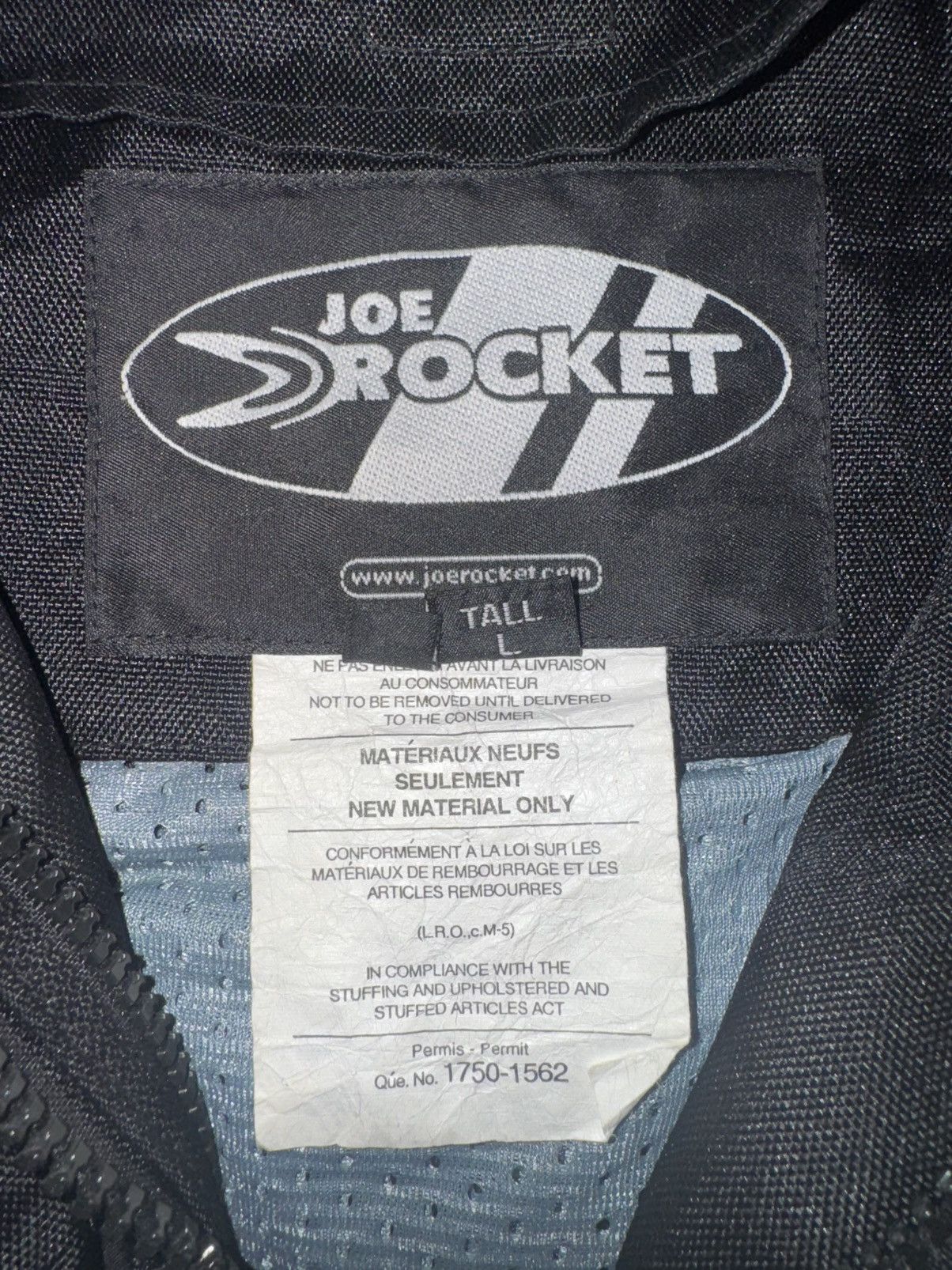 Joe Rocket Joe Rocket Ballistic Series Men's Black Armored Biker Jacket Size US L / EU 52-54 / 3 - 5 Thumbnail