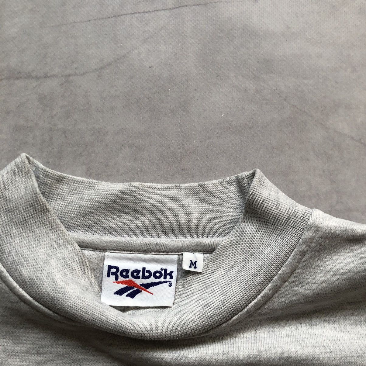 Reebok × Vintage Vintage 90s Reebok Embroidered Big Logo Sweatshirt Y2K Rap Size US L / EU 52-54 / 3 - 3 Thumbnail