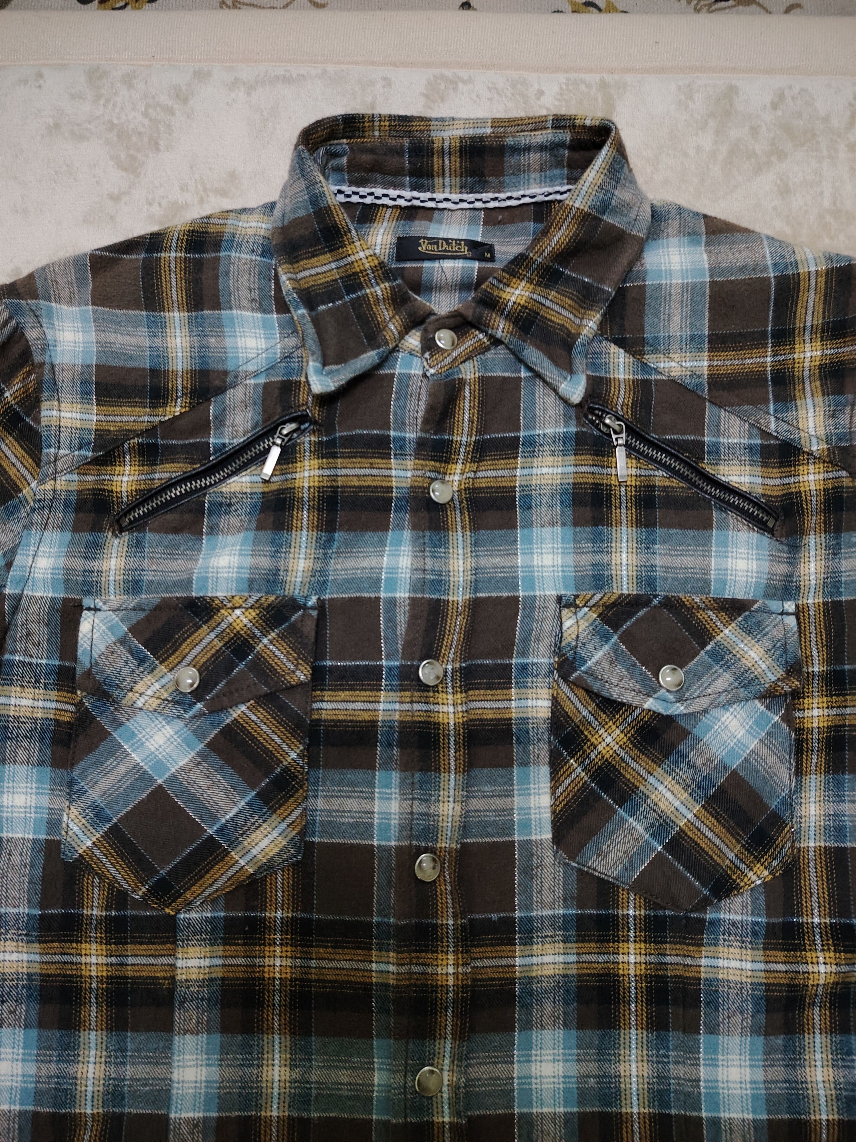 Von Dutch Von Dutch Los Angeles Flannel Shirts Size US M / EU 48-50 / 2 - 4 Thumbnail