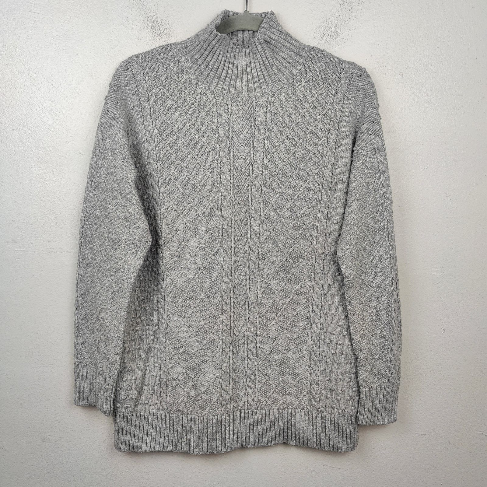 Other Ann Taylor Cableknit Sweater Womens Medium Gray Size M / US 6-8 / IT 42-44 - 1 Thumbnail