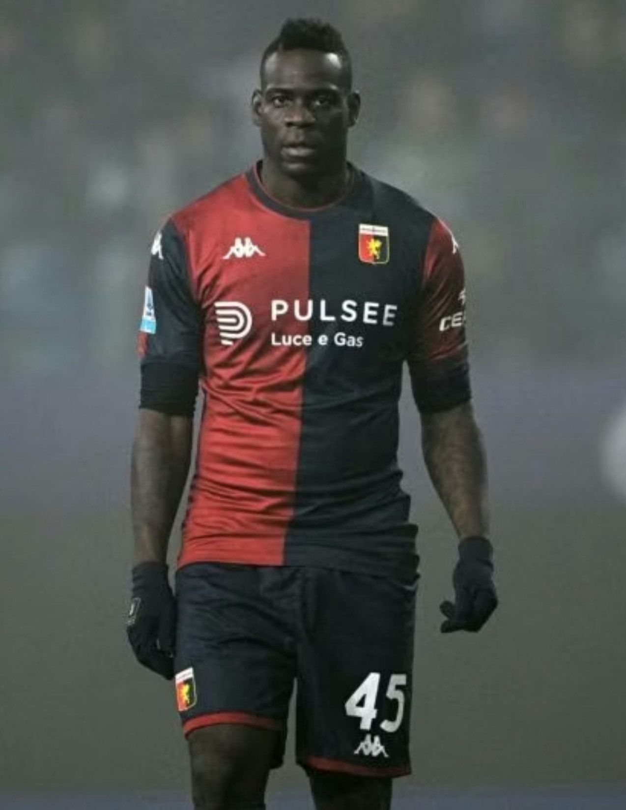 Kappa Genoa 24/25 home shirt #45 Balotelli Size US XXL / EU 58 / 5 - 8 Thumbnail