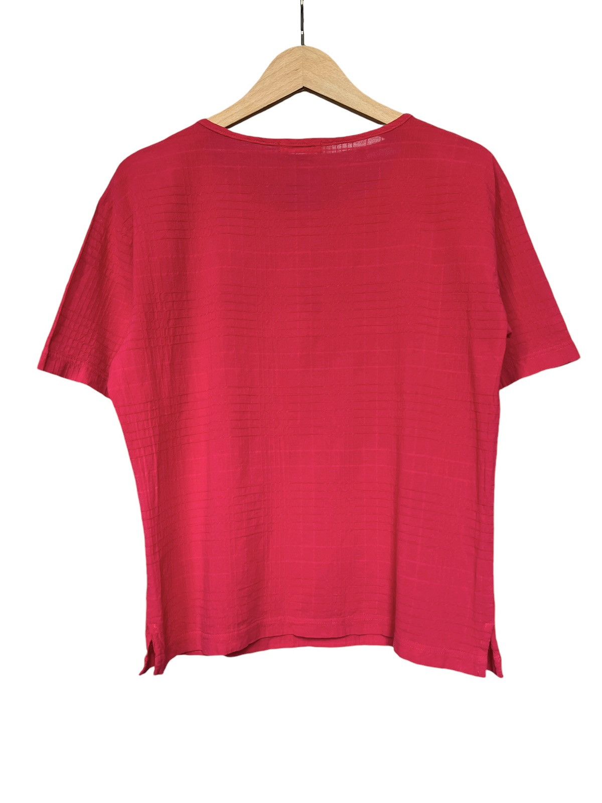 Issey Miyake 1990 Issey Miyake Pattern Boxy Cut Crop Tops Size M / US 6-8 / IT 42-44 - 2 Thumbnail