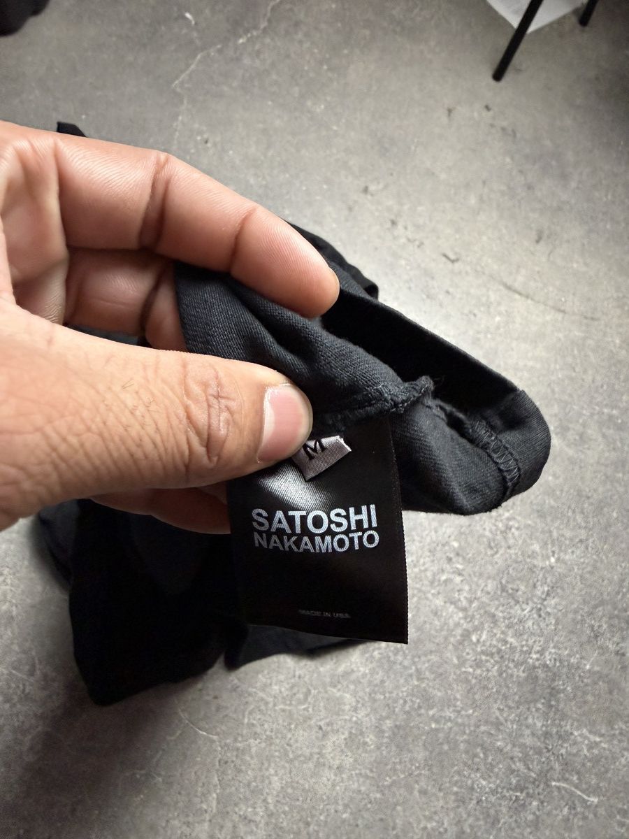 Satoshi Nakamoto Satoshi Nakamoto Tech Giants T-Shirt Black Size US M / EU 48-50 / 2 - 4 Thumbnail