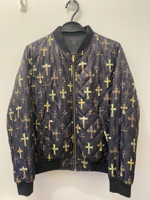 Supreme Supreme S/S 2013 Crosses Reversible Bomber Jacket | Grailed