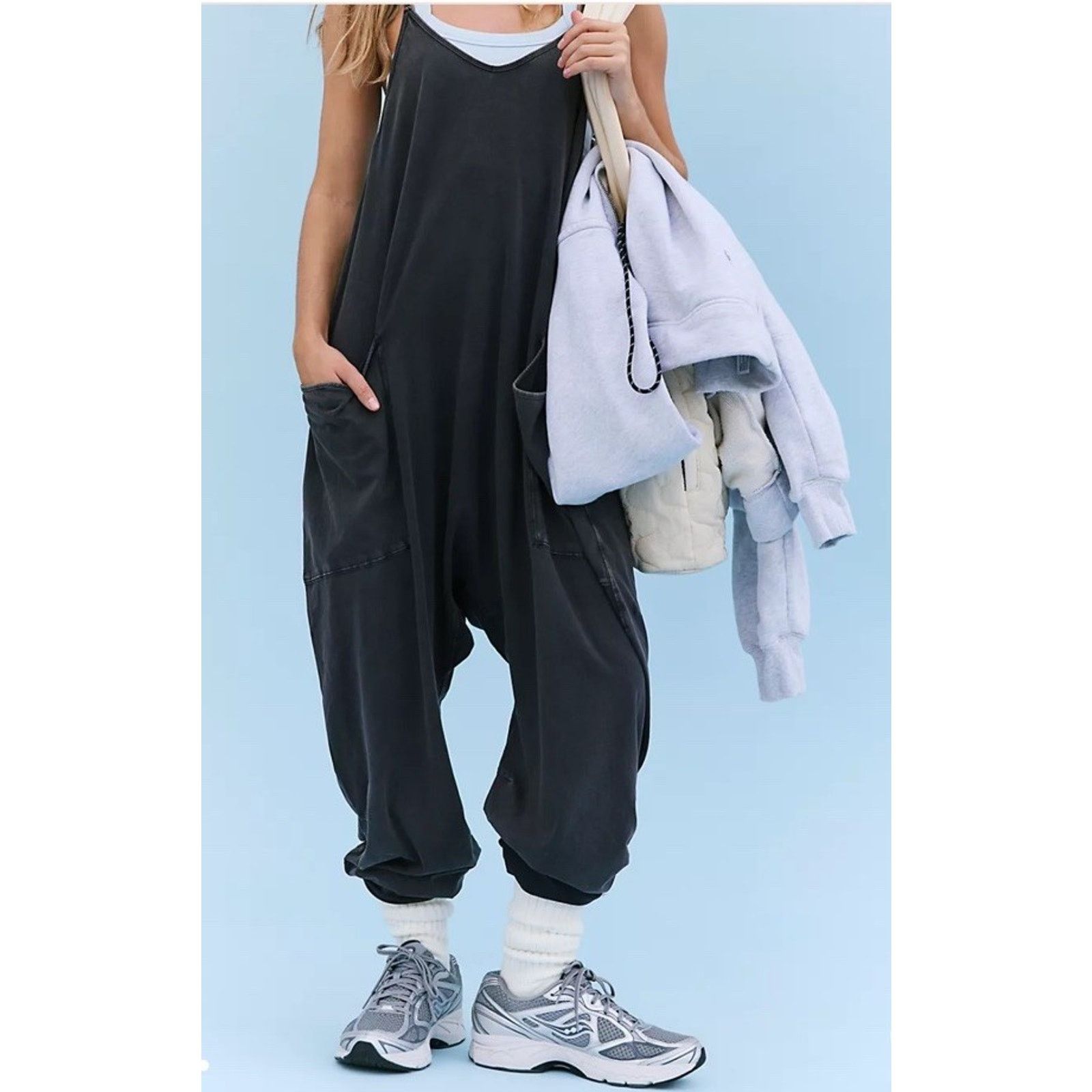 Free People Free People shed Black Petite Small A001866 Size 28" / US 6 / IT 42 - 2 Thumbnail