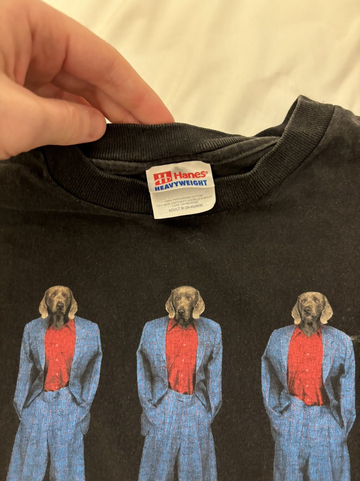 Vintage William Wegman Vintage Tee Size US M / EU 48-50 / 2 - 3 Thumbnail
