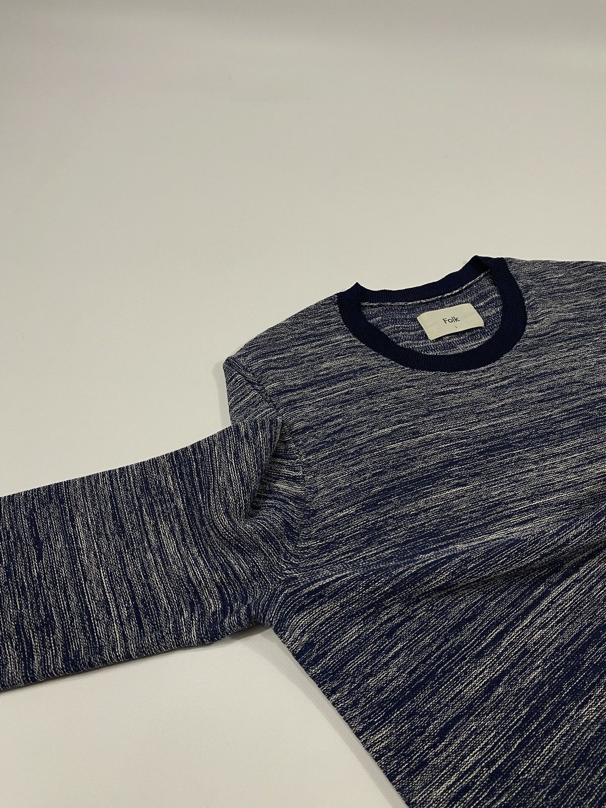 Folk 🔥LASTDROP🔥 Folk Ocean Pattern Cotton Sweater Nylon Ribs Size US M / EU 48-50 / 2 - 7 Thumbnail