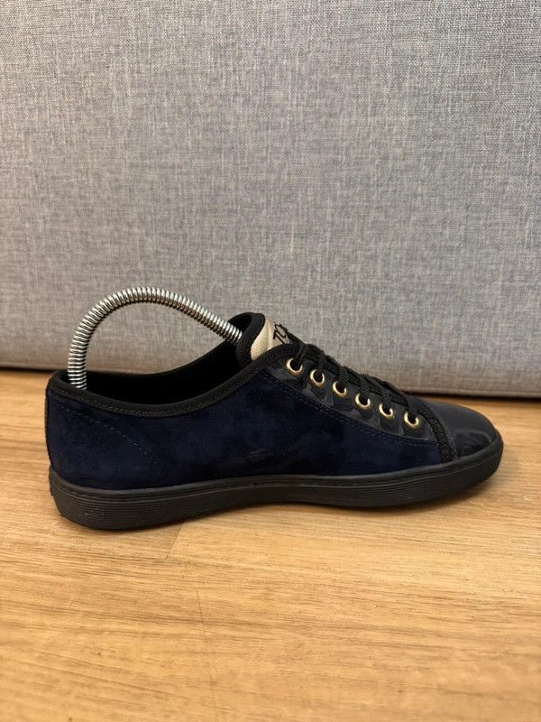 Tod's Tod's Italy Suede Navy Low Top Sneakers size 37,5 Size US 7.5 / IT 37.5 - 3 Thumbnail