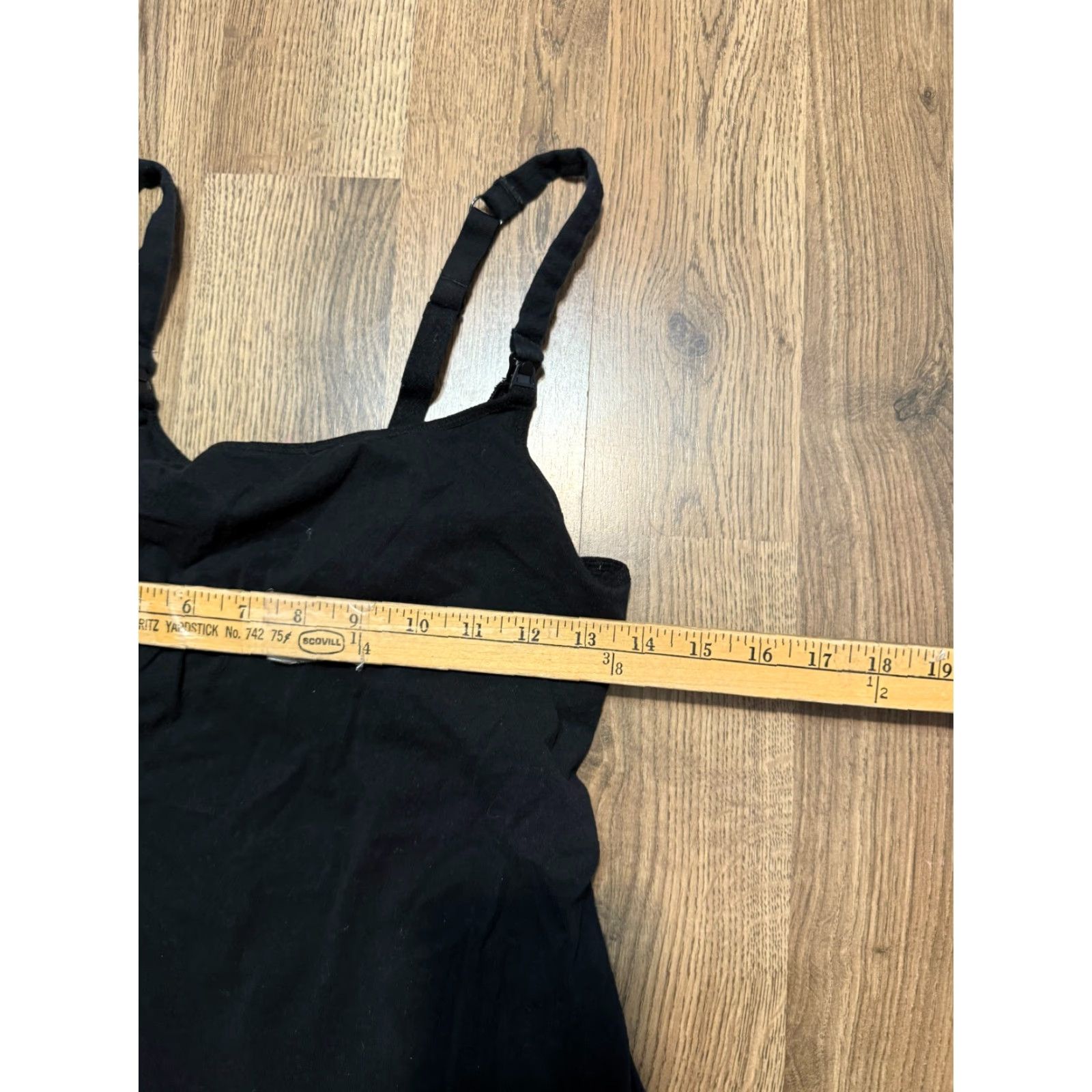 Vintage Gilligan & Omalle Tank Top Women's Size S Black Built in Bra Square Neck Strappy Sleeve Tank Top Shirt Womens Size S / US 4 / IT 40 - 6 Thumbnail