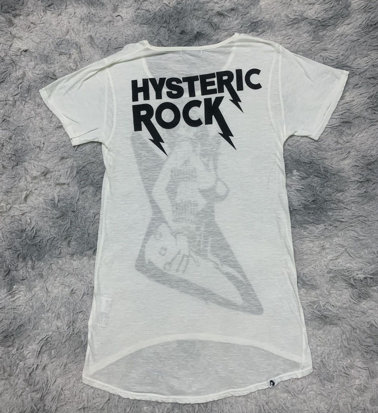 Hysteric Glamour VINTAGE HYSTERIC GLAMOUR ROCK PAPER-THIN T SHIRT Size ONE SIZE - 2 Thumbnail
