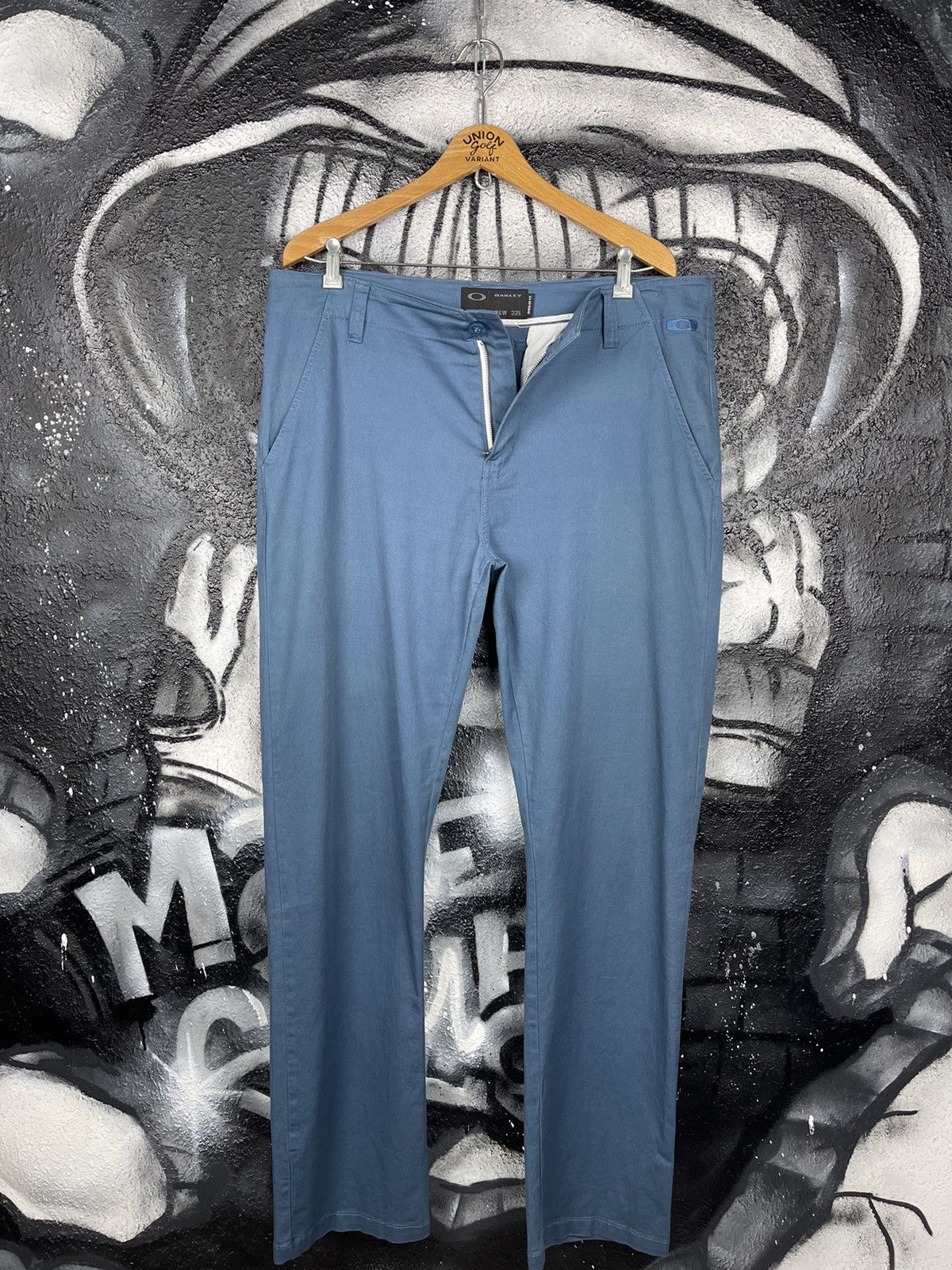 Oakley Oakley Regular Fit Blue Chino Trousers Pants Size W36 L32 Size US 36 / EU 52 - 7 Thumbnail