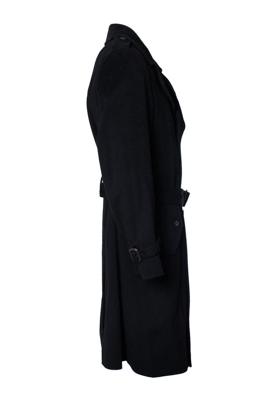 Lardini Lardini, wool trench coat in black Size US XL / EU 56 / 4 - 4 Thumbnail