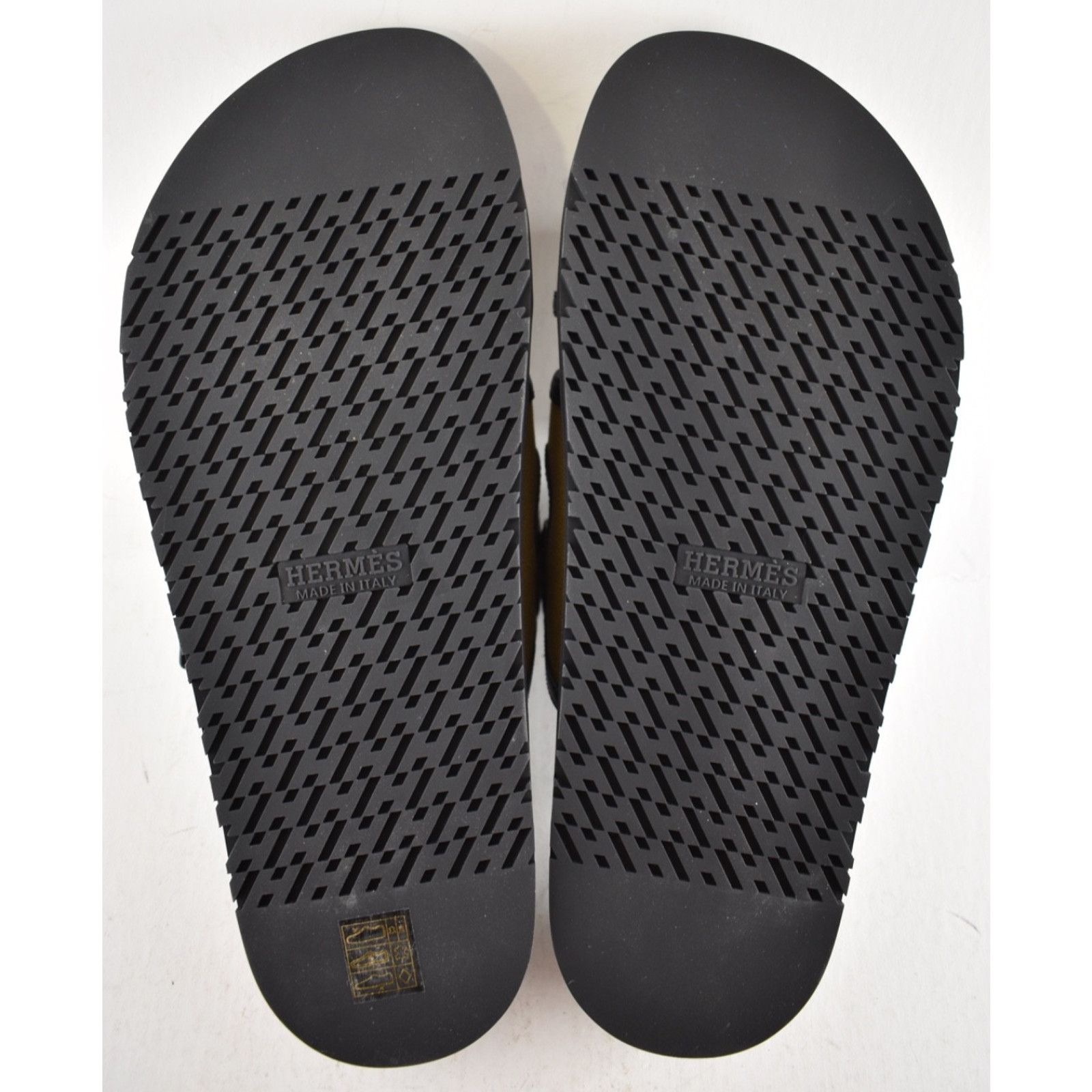 Hermes Hermes Chypre Sandal Mens Black Canvas Cargo Flat 45 12 Size US 12 / EU 45 - 17 Thumbnail