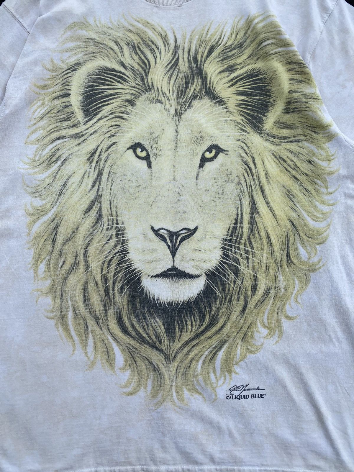 Liquid Blue Rare Vintage Liquid Blue Lion Head Printed Tshirt Size US L / EU 52-54 / 3 - 7 Thumbnail