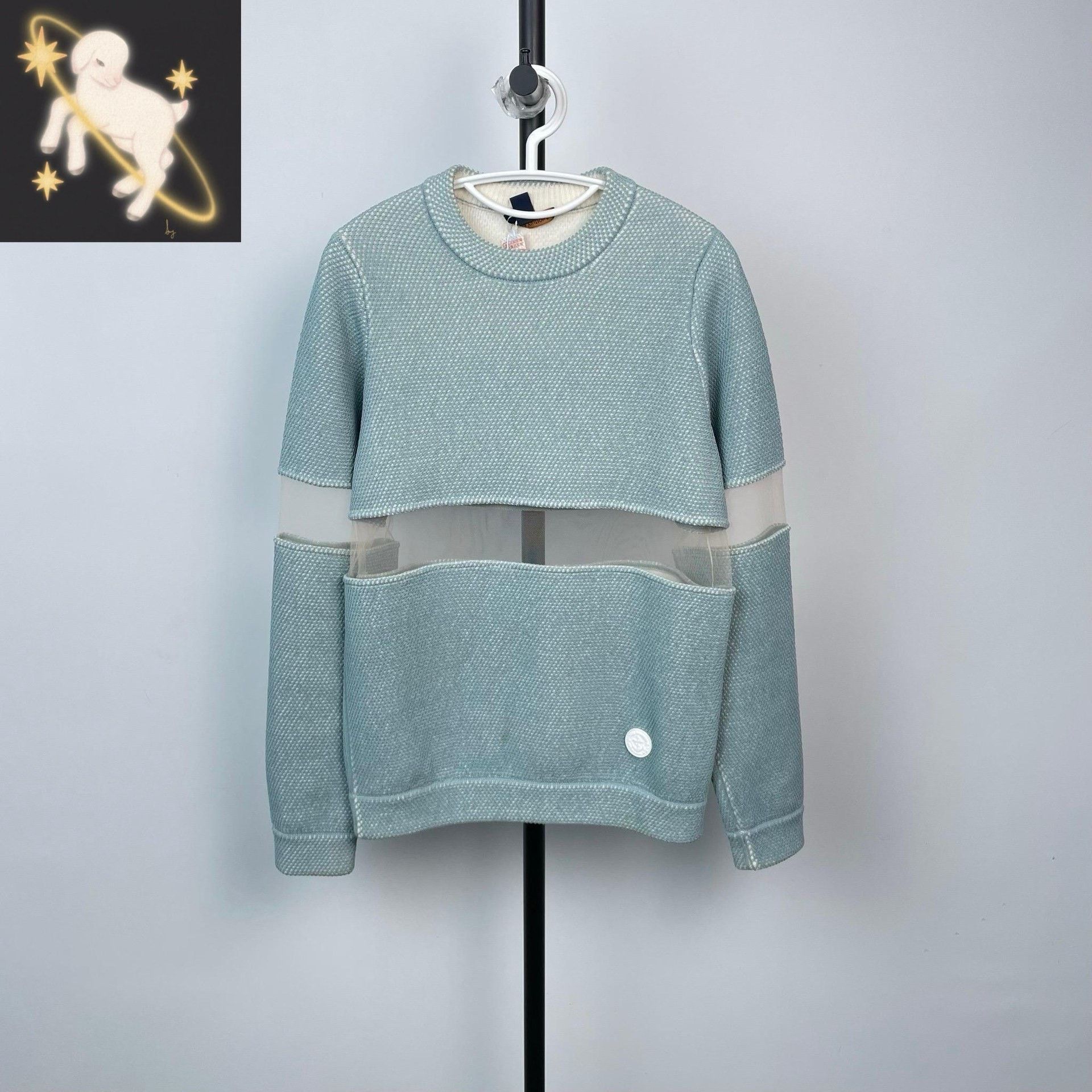 Louis Vuitton Louis Vuitton Green Sweater S Men Size US S / EU 44-46 / 1 - 1 Thumbnail