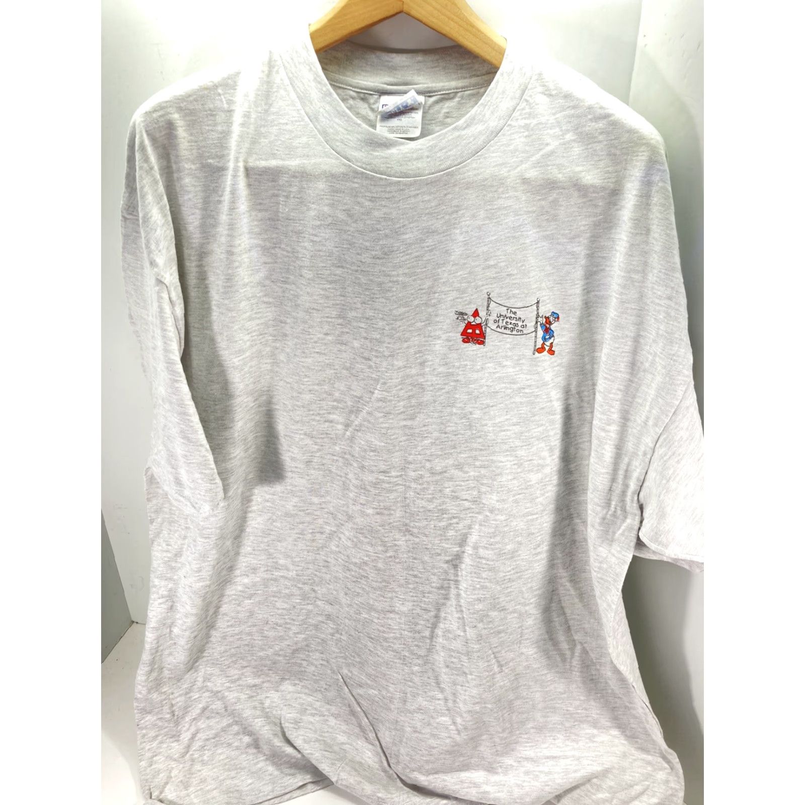 16Arlington VINTAGE University Texas Arlington Greek Week TShirt Men 2XL Gray NOS 1998 Size US XXL / EU 58 / 5 - 7 Thumbnail