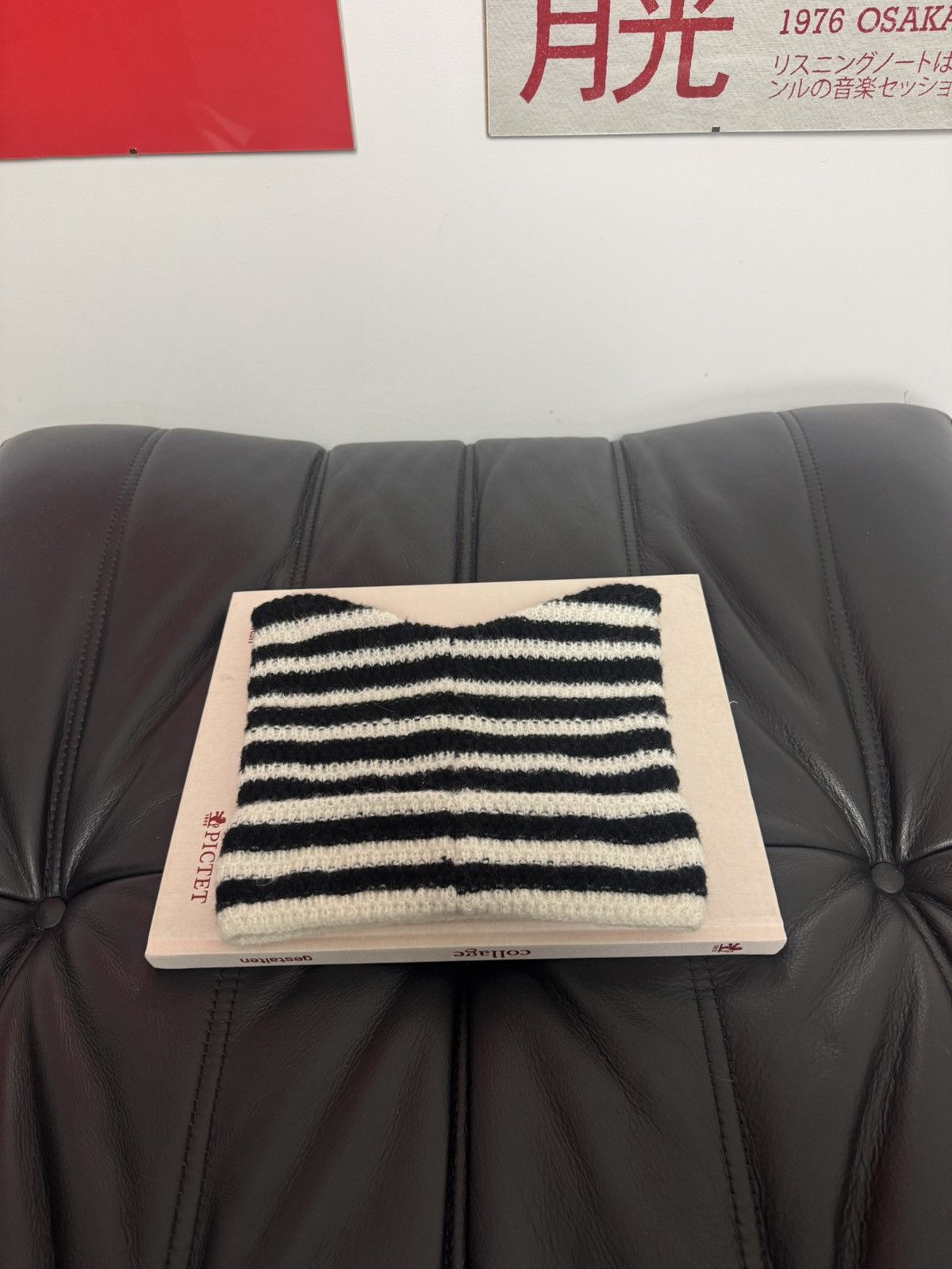 Vintage Vintage Y2k Avant Garde Japanese Ears Stripes Beanie Hat Size ONE SIZE - 3 Thumbnail