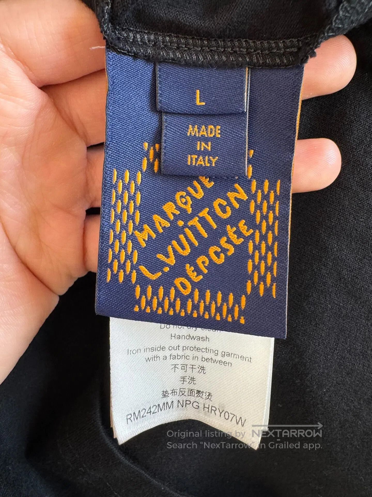 Louis Vuitton Louis Vuitton Black Short Sleeve T-Shirt. Size US L / EU 52-54 / 3 - 4 Thumbnail