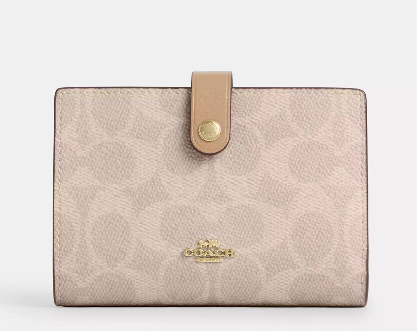 Coach 2 In 1 Wallet In Blocked Signature Canvas CBK54 Size ONE SIZE - 2 Thumbnail