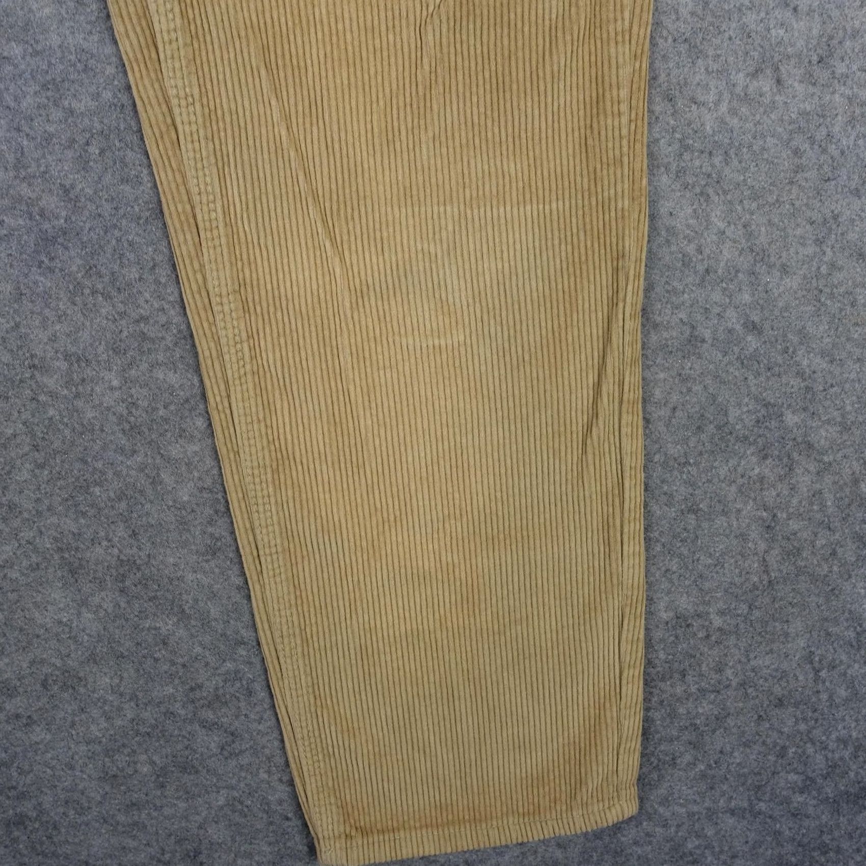 Empyre Empyre Tori Pants Womens 6 Beige High Rise Corduroy Straight Leg Casual Skater Brown Cotton 30 in Inseam Women Regular Pants Mens? Size 28" / US 6 / IT 42 - 5 Thumbnail