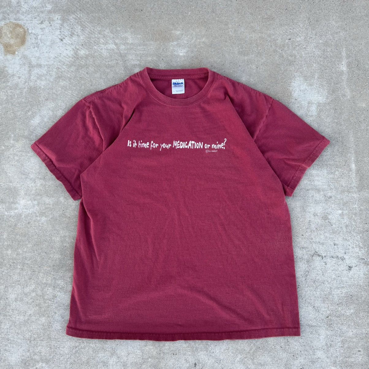 JNCO × Nike Vintage Y2K Red Humor Medication Graphic Tee Fits Skater L Size US L / EU 52-54 / 3 - 1 Thumbnail