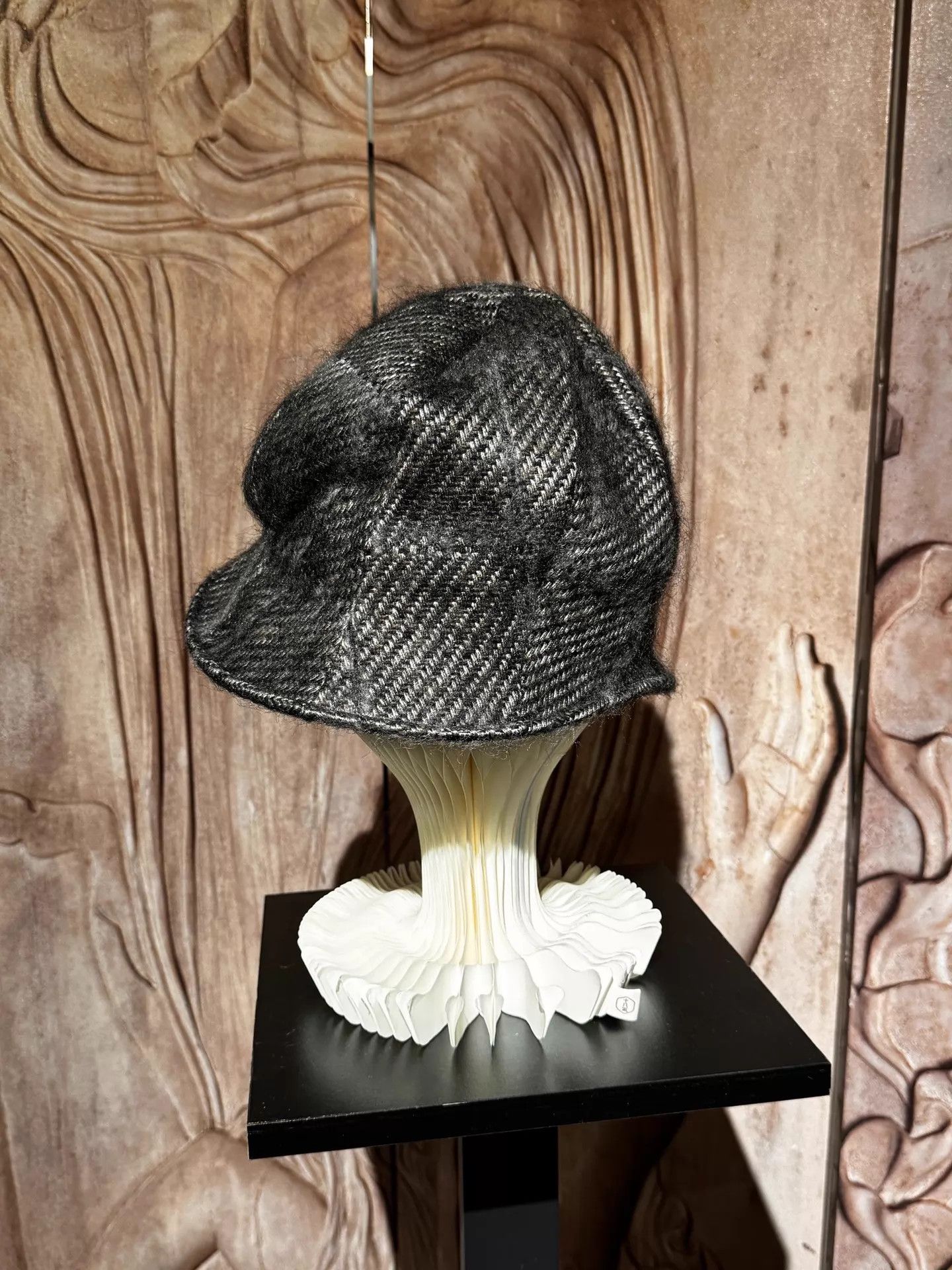 CA4LA Vintage Ca4la Houndstooth Wool Beret Size ONE SIZE - 7 Thumbnail