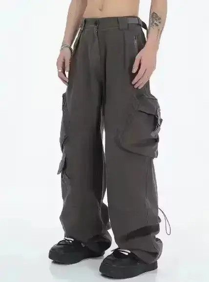 Jean Cargo Pants - "Parachute" Style Pants Size US 34 / EU 50 - 1 Thumbnail