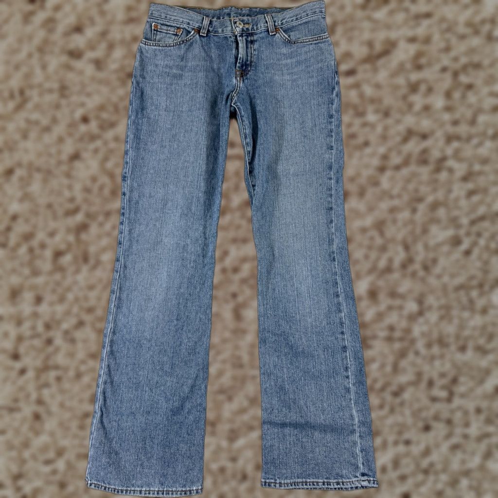 Lucky Brand VINTAGE Lucky Brand Jeans Women 6 Blue Denim Flare 5-Pocket Design Regular Cotton Blend Size 28" / US 6 / IT 42 - 1 Thumbnail