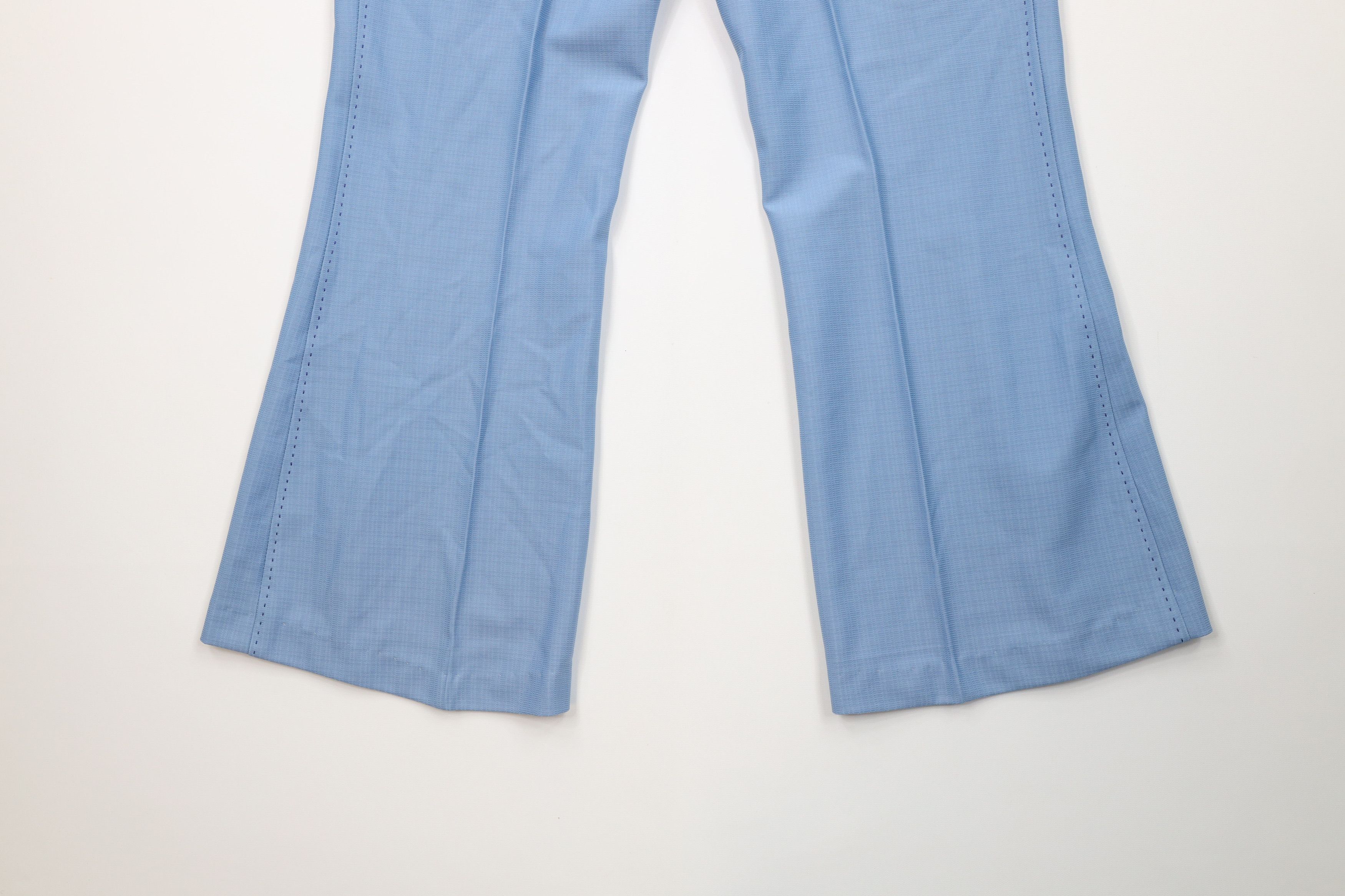 Vintage Vintage 50s 60s Streetwear Bell Bottoms Pants Carolina Blue Size US 34 / EU 50 - 12 Thumbnail