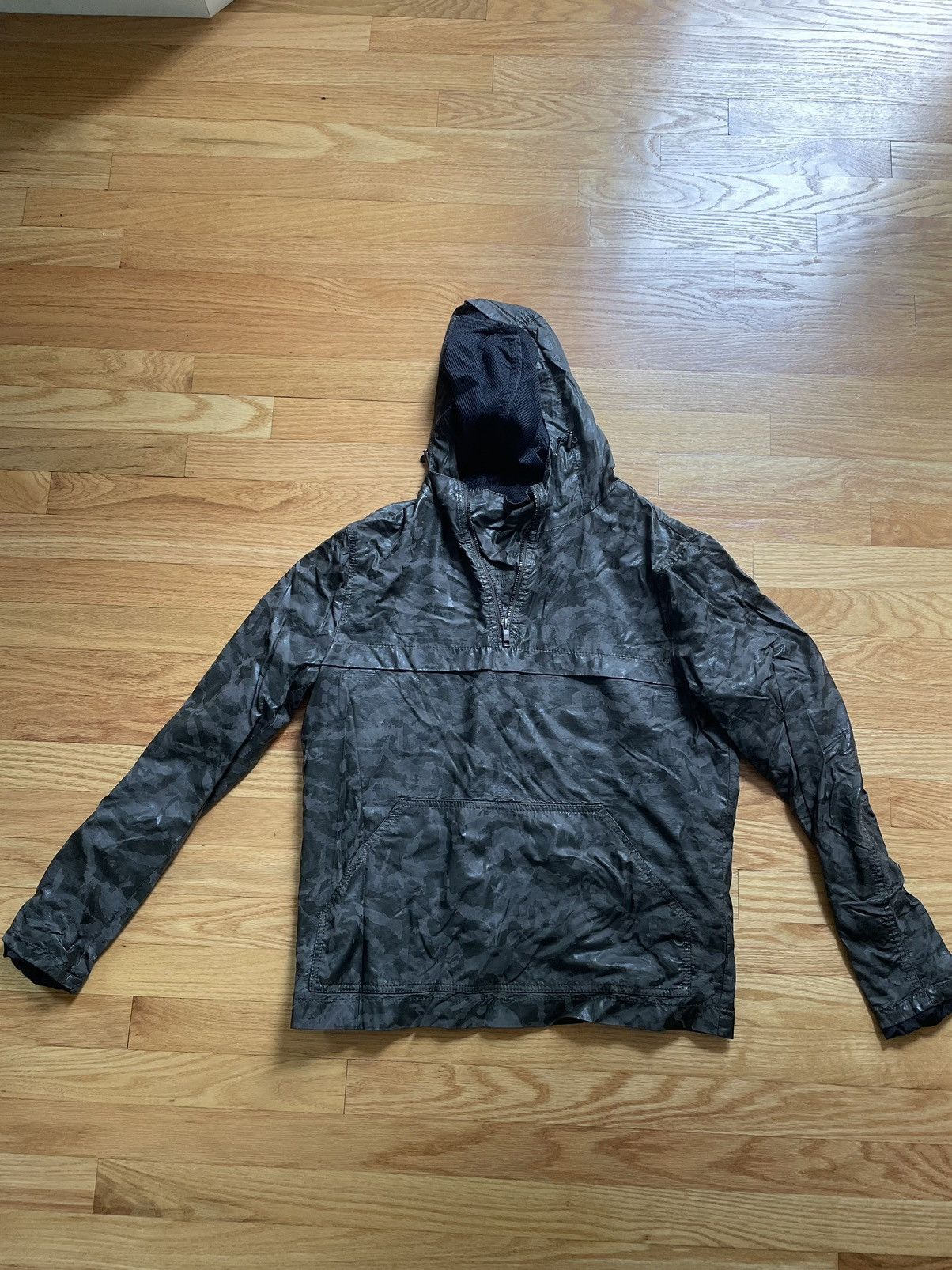 Zara Zara Camo Leather Quarter Zip Jacket Size US L / EU 52-54 / 3 - 1 Thumbnail