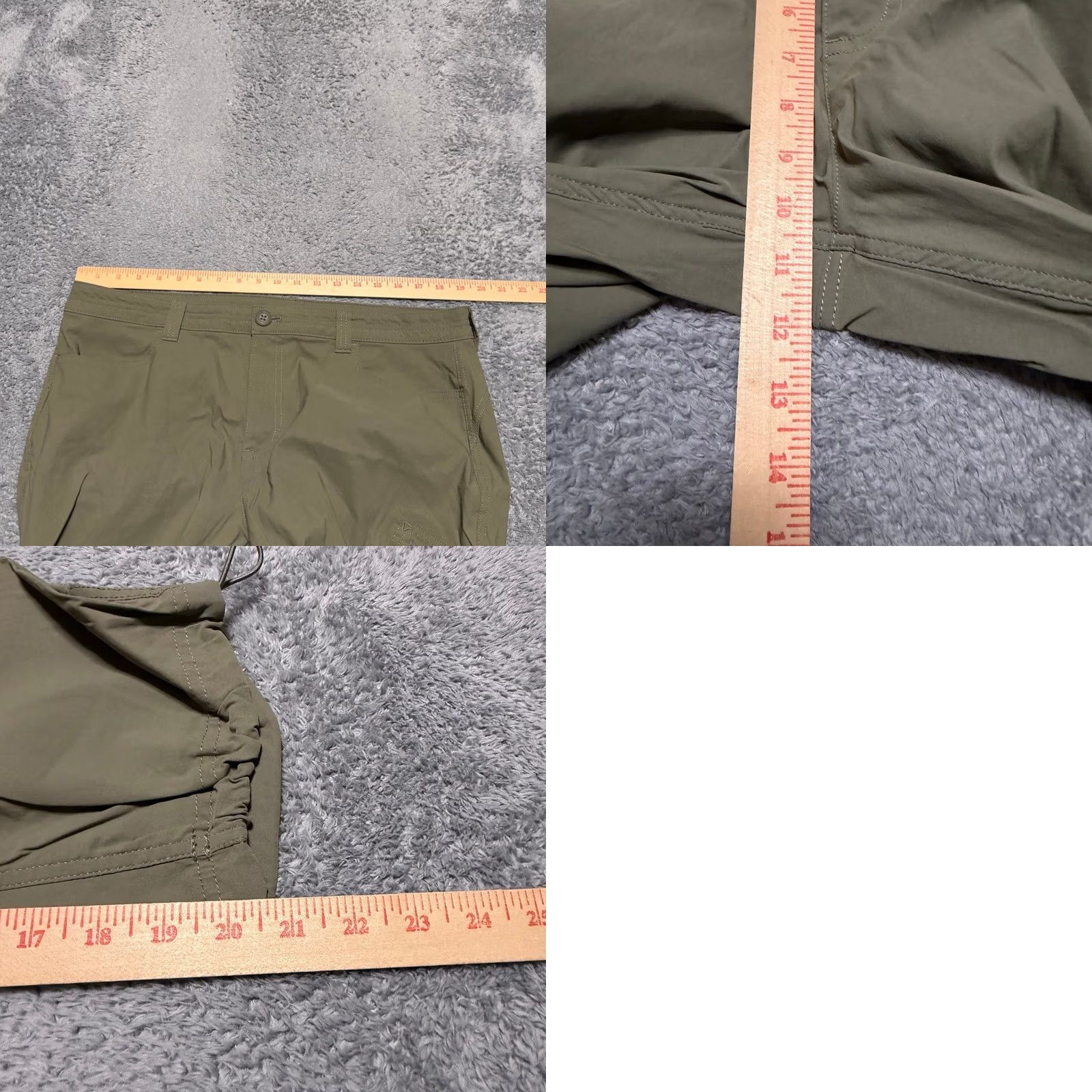 Eddie Bauer Eddie Bauer Pants Womens 16 Green Capri Hiking Nylon Outdoor Cargo Size 38" / US 16 / IT 52 - 8 Thumbnail