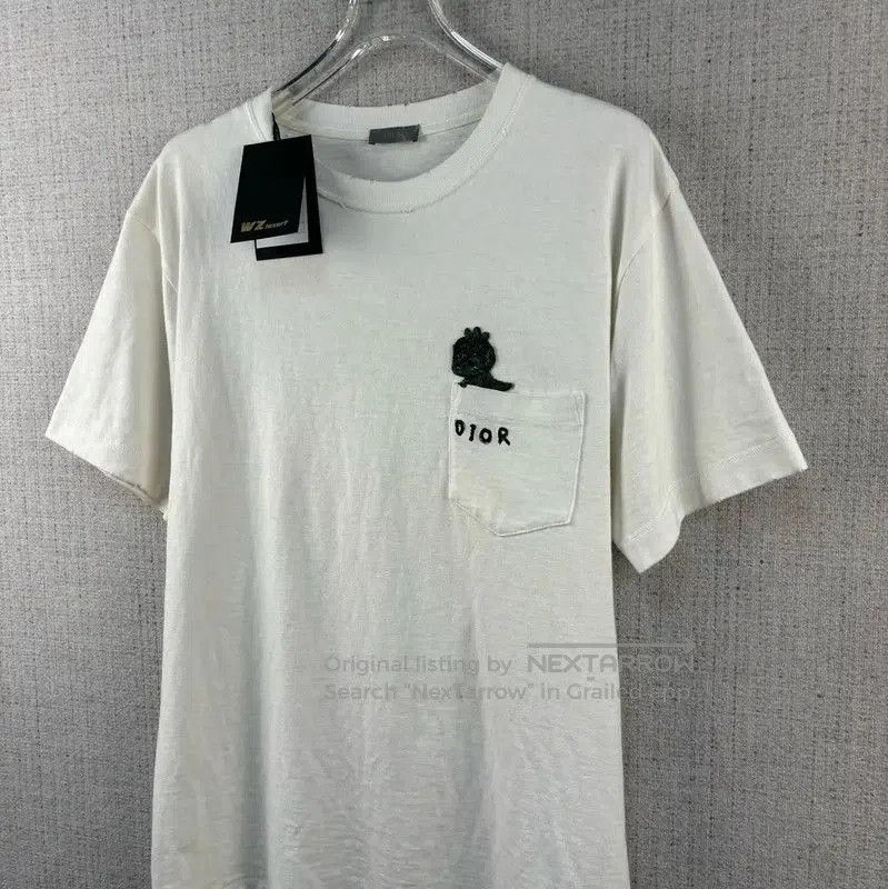Dior Dior Men's Summer White Cotton T-Shirt . Size US L / EU 52-54 / 3 - 2 Thumbnail