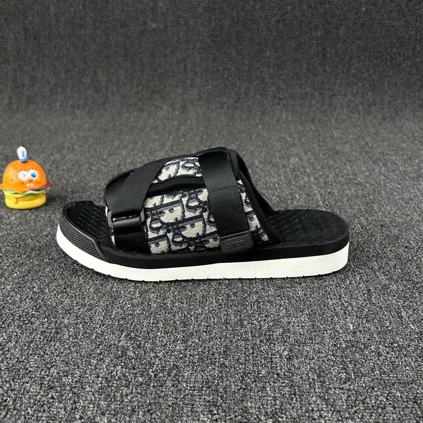 Dior Dior Oblique Velcro Slippers 40 Size US 9.5 / EU 42-43 - 3 Thumbnail