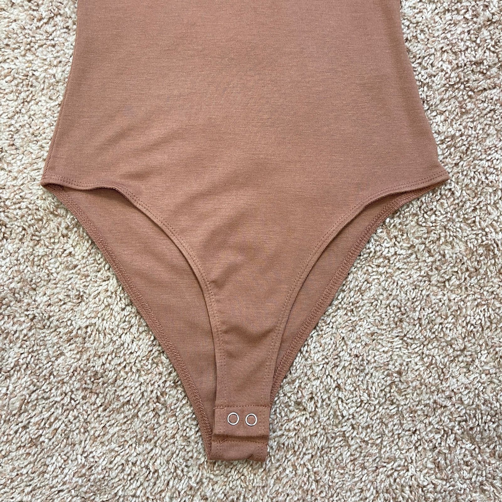 Forever 21 Forever 21 Scoop Back Short Sleeve Bodysuit Dusty Pink XS Size XS / US 0-2 / IT 36-38 - 20 Thumbnail