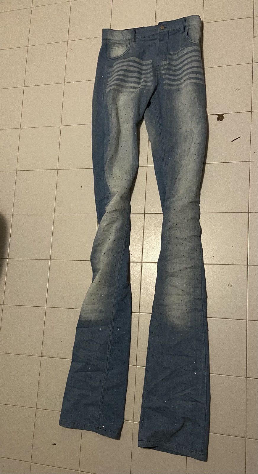 Other Wolfopps denim stacked VVS Size US 30 / EU 46 - 1 Thumbnail