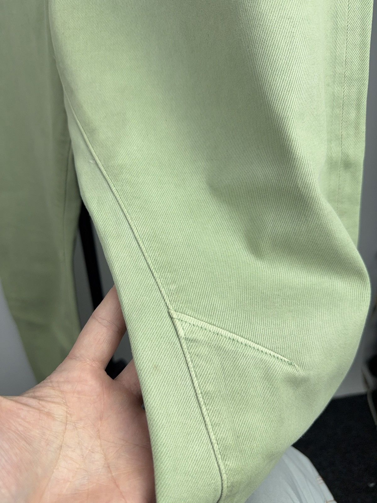 G-Star Retro 00s Avant Garde G-Star RAW 3D Tapered Mint Green Jeans Size US 36 / EU 52 - 4 Thumbnail