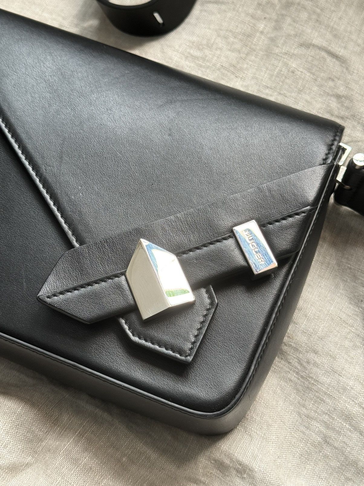 Mugler Mugler black leather bag Size ONE SIZE - 5 Thumbnail