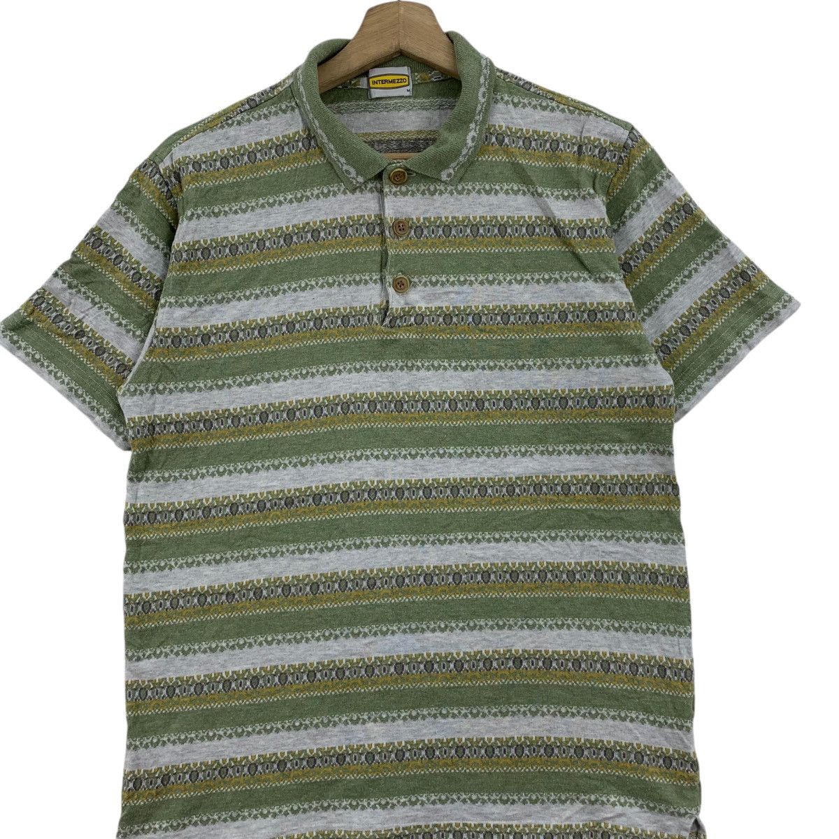 Vintage Vintage INTERMEZZO MONOGRAM ZUCCA Made In Japan Tee Shirt Size US M / EU 48-50 / 2 - 3 Thumbnail