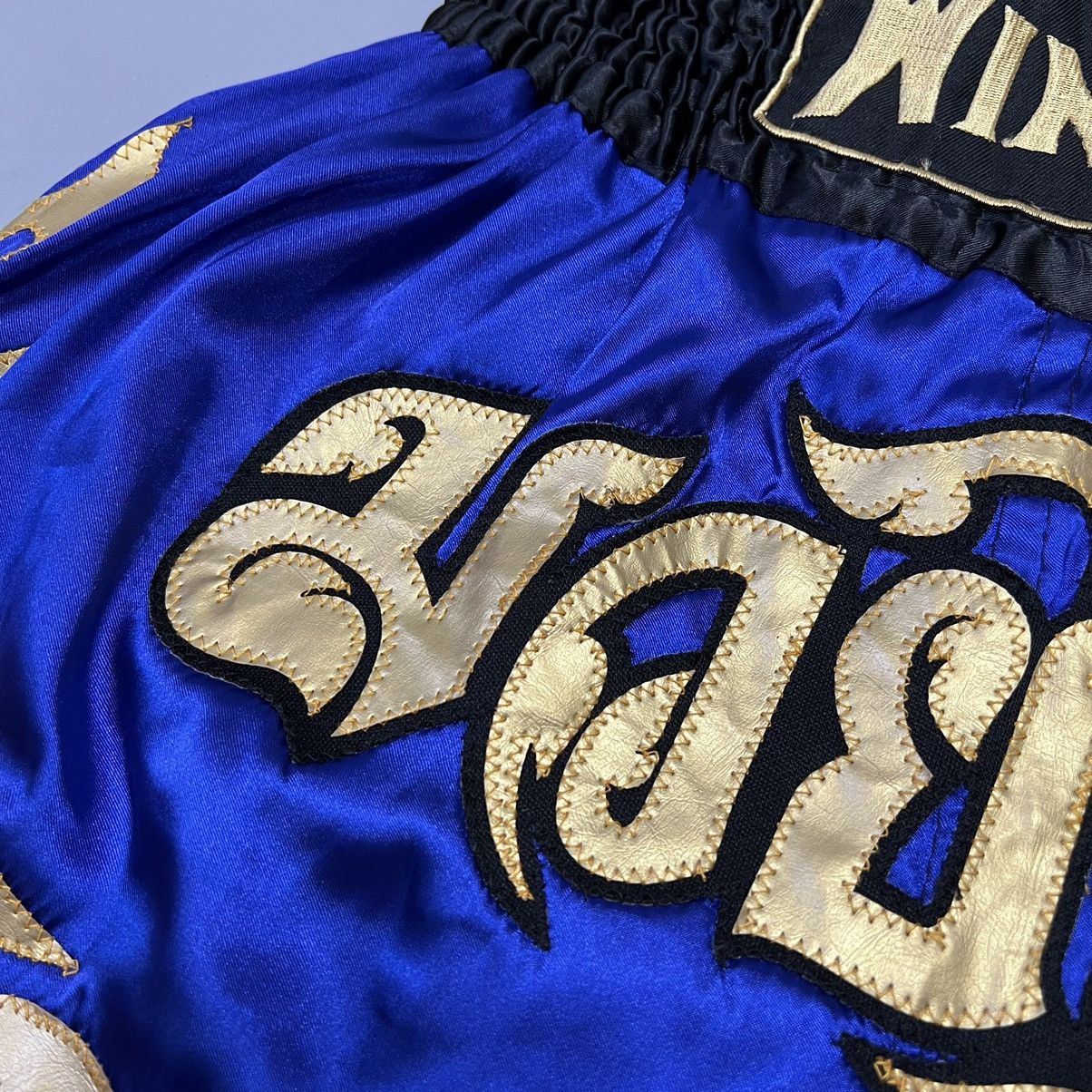 Japanese Brand × Vintage Vintage Muay Thai Shorts “Windy” Thaiboxing MMA Y2K Size US 34 / EU 50 - 9 Thumbnail