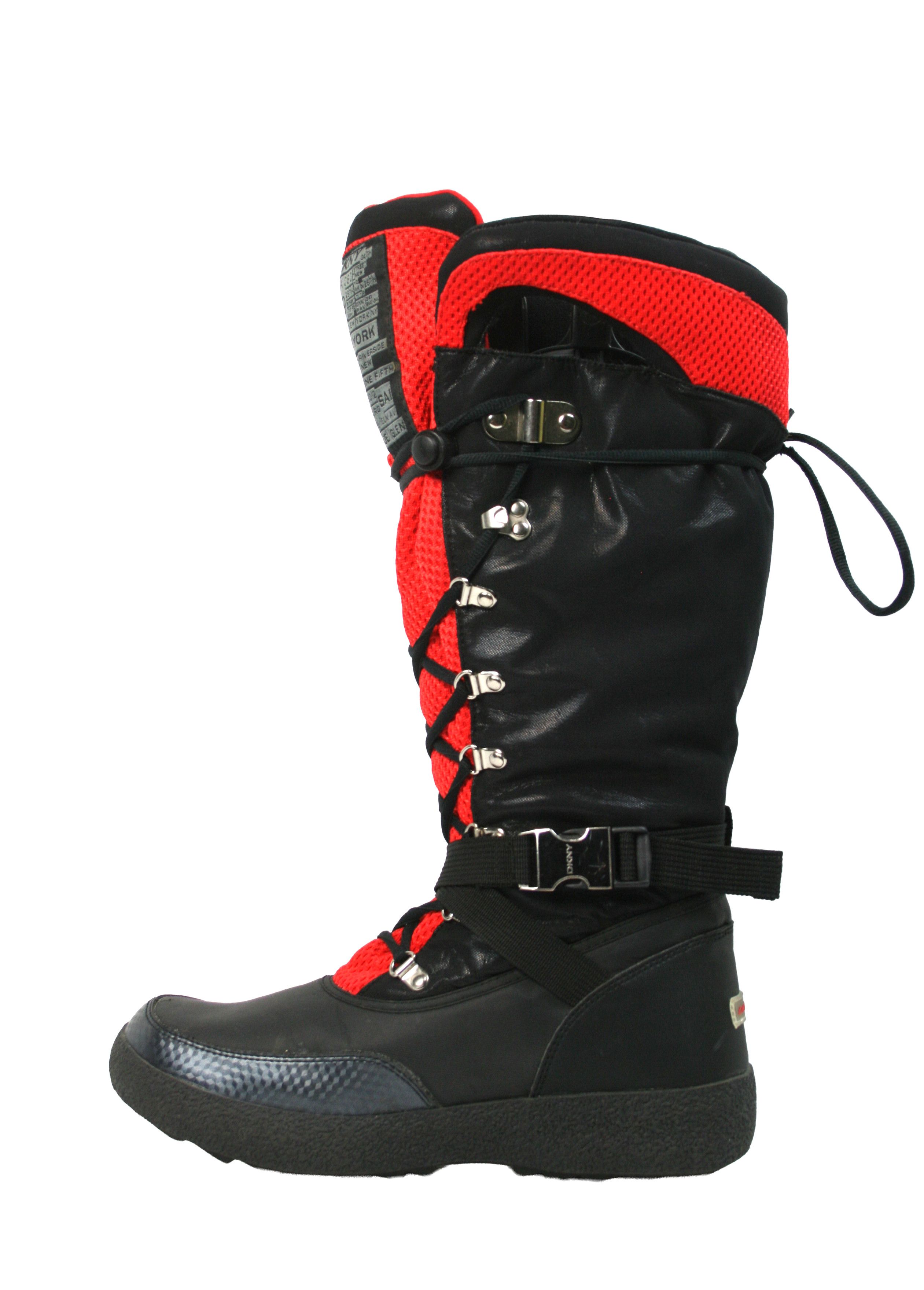 DKNY 00S Sport Winter Moto Y2K Knee High Boots Vintage Size US 10 / IT 40 - 1 Thumbnail