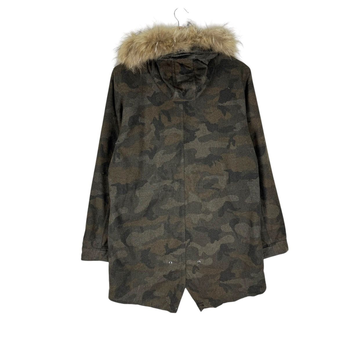 If Six Was Nine 🌟BACK NUMBER FUR HOODIE CAMO FISHTAIL JACKET Size US M / EU 48-50 / 2 - 6 Thumbnail