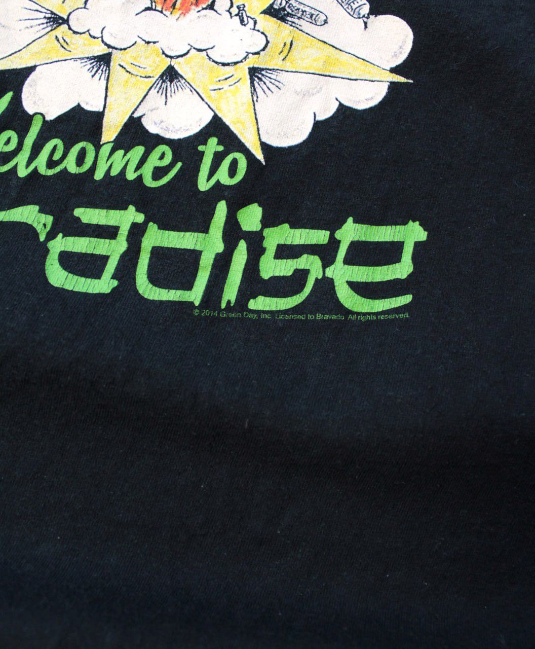 Band Tees 🔥 2014 Green Day Welcome to Paradise Vintage Punk Tour Shirt Size US XXL / EU 58 / 5 - 2 Thumbnail