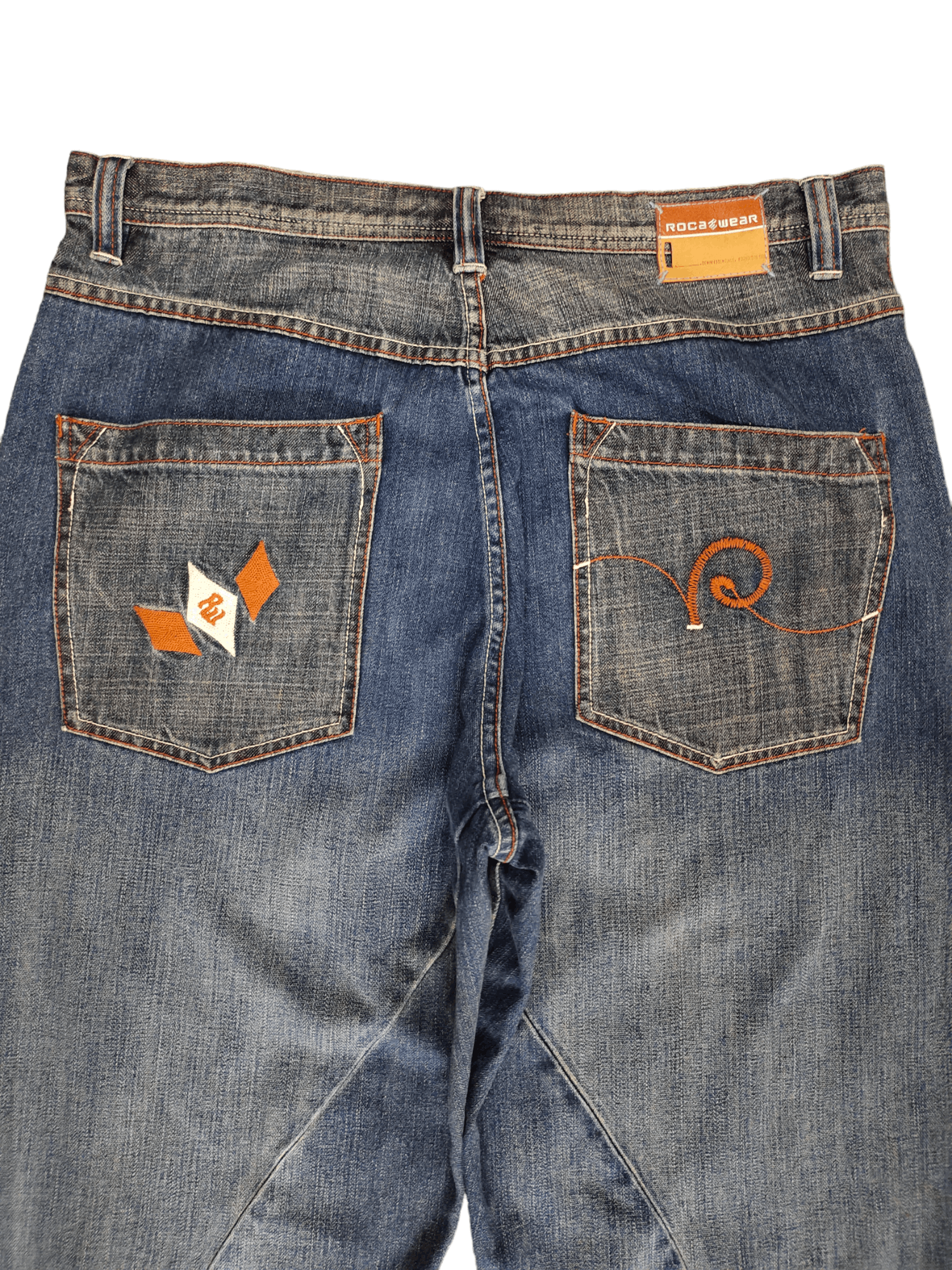 Rocawear Baggy Jeans Rocawear Denim Wide Loose Y2k Streetwear Jnco Size US 36 / EU 52 - 2 Thumbnail