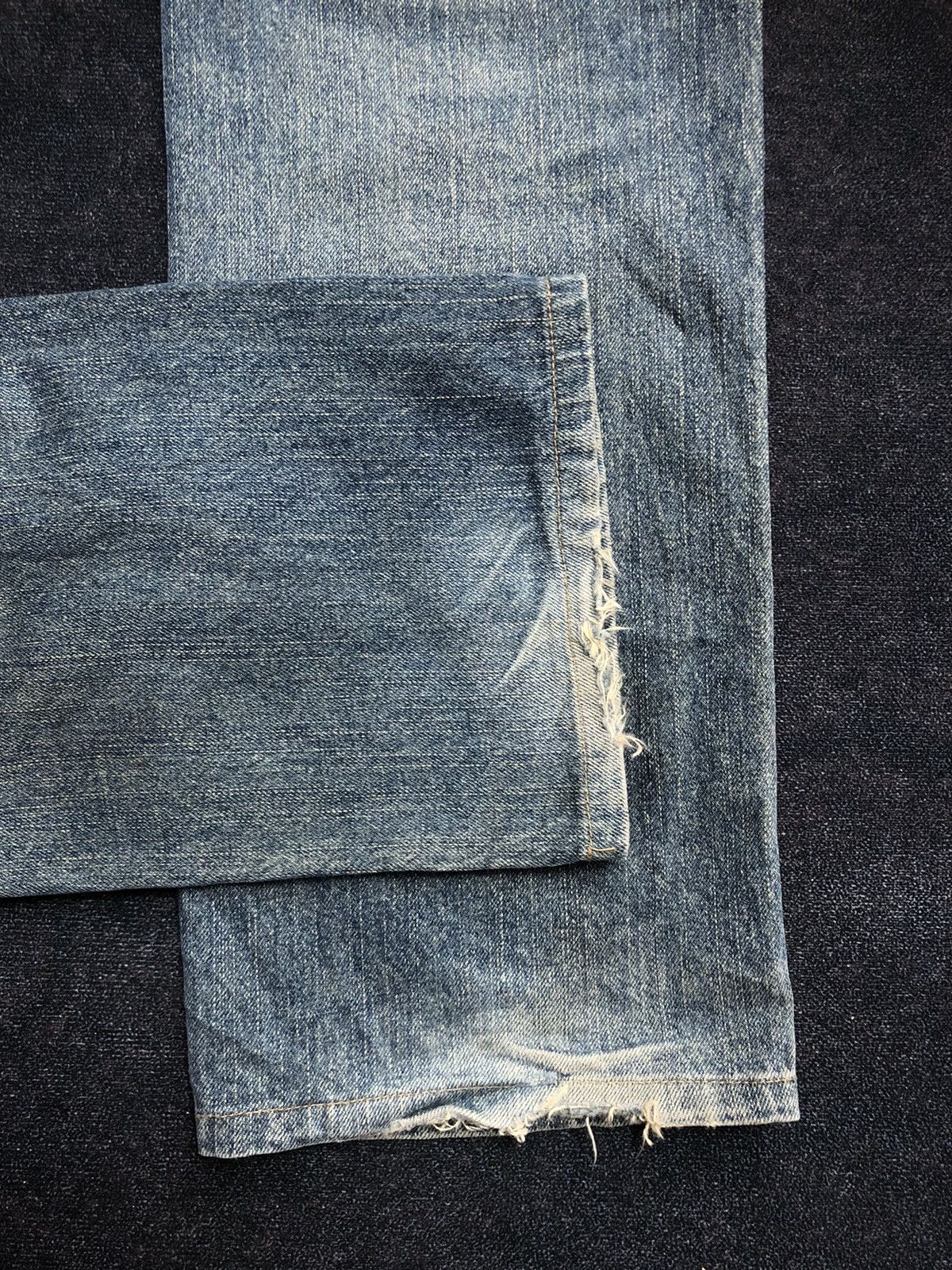Hysteric Glamour Vintage GL Heart Mud Washed Distressed Jeans Size US 32 / EU 48 - 11 Thumbnail