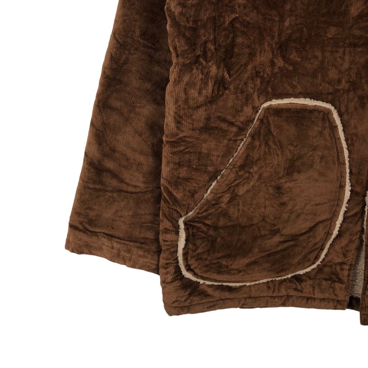 Japanese Brand 🔥90’s RARE EAST WOODS JEANING VELVET JACKET MINK FUR LINING Size US L / EU 52-54 / 3 - 3 Thumbnail